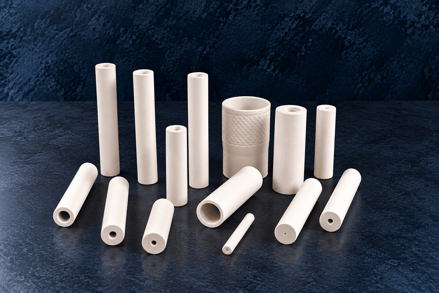 Precision ceramic components designed for fluid regulation and control applications.