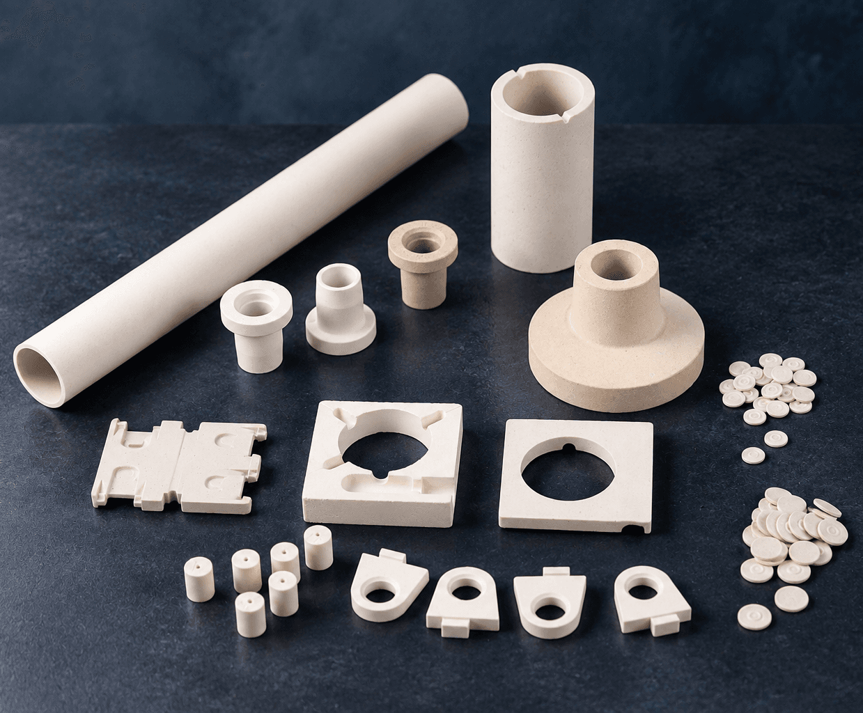 High-performance cordierite ceramics offering excellent thermal shock resistance, low thermal expansion, and reliable performance in high-temperature applications.